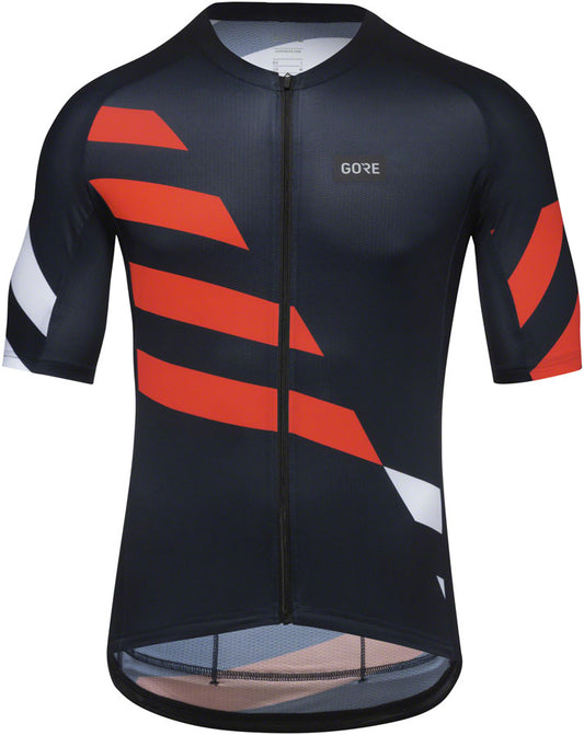 Gorewear Spirit Signal Jersey - Blue/Fire Mens Medium
