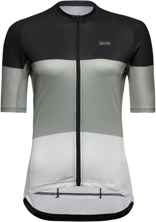 Gorewear Spirit Stripes Jersey - Black/Lab Gray Womens Small 4/6