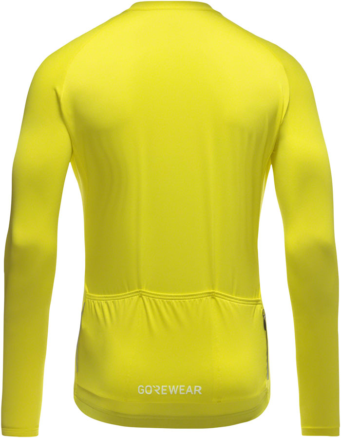 Gorewear Spinshift Long Sleeve Jersey - Neon Yellow Mens Large