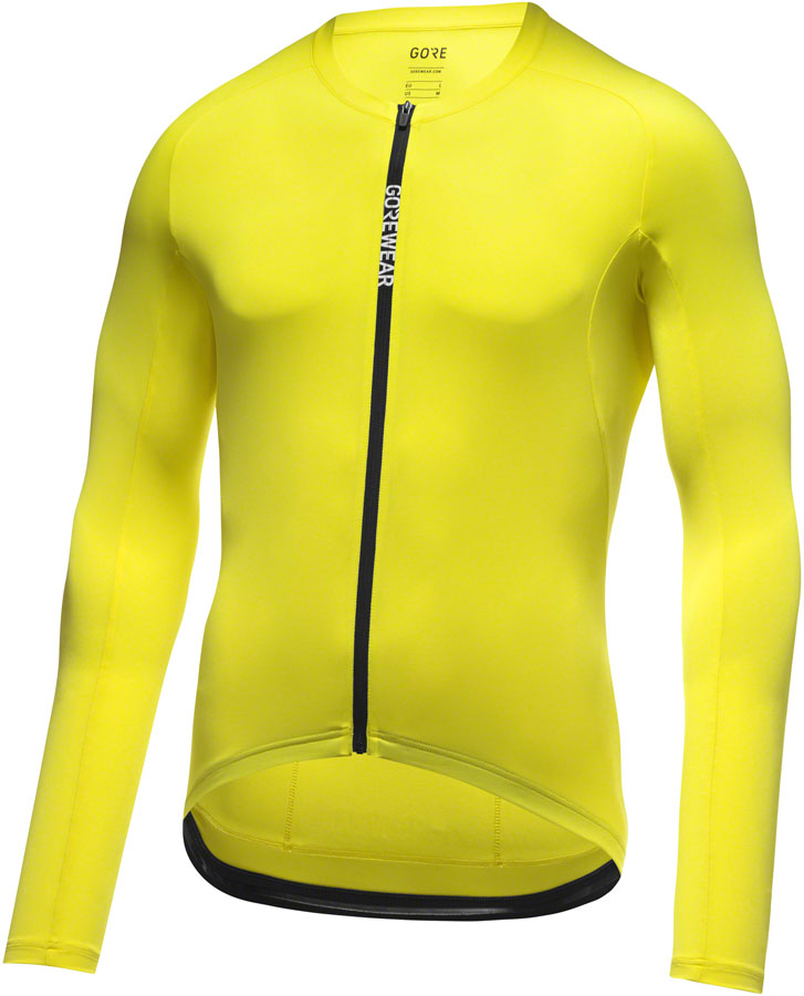 Gorewear Spinshift Long Sleeve Jersey - Neon Yellow Mens X-Large