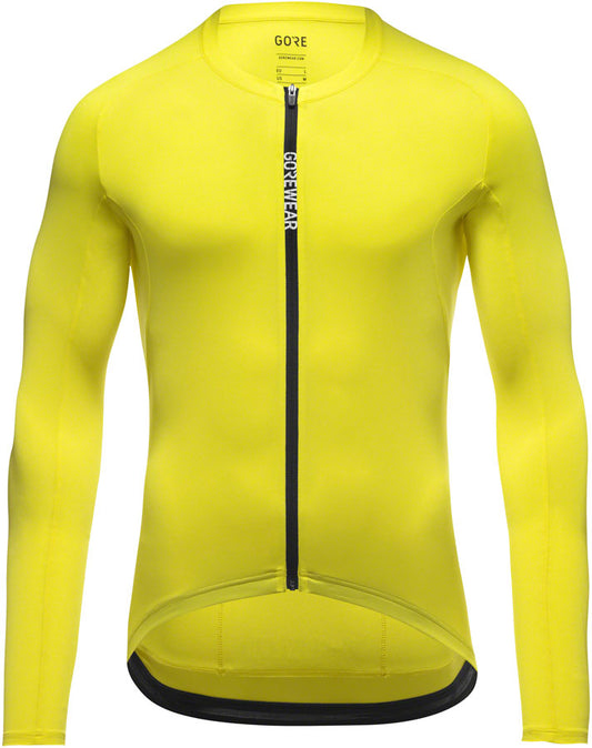 Gorewear Spinshift Long Sleeve Jersey - Neon Yellow Mens X-Large