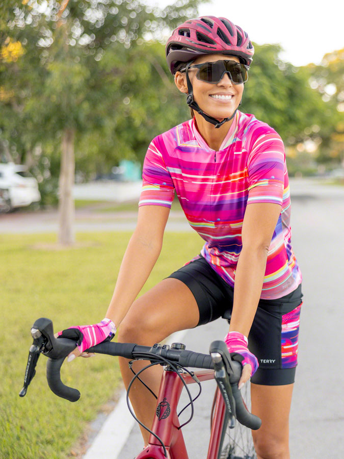 Terry Soleil Short Sleeve Jersey - Traffic Large