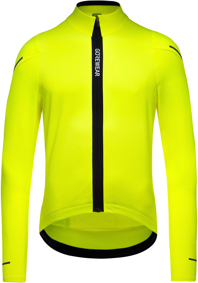 Gorewear Spinshift Thermo Long Sleeve Jersey - Yellow Mens Small