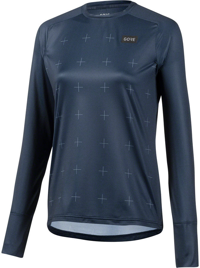 Gorewear Trail KPR Daily Jersey - Long Sleeve Orbit Blue Womens Small