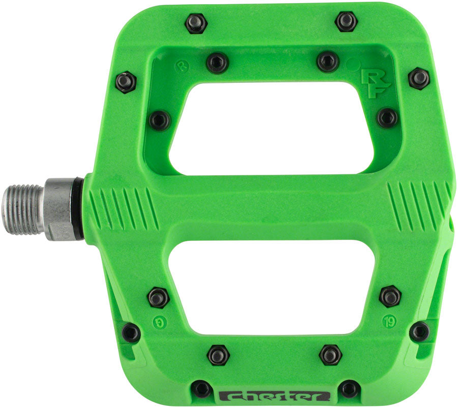 RaceFace Chester Pedals - Platform Composite 9/16" Large Green