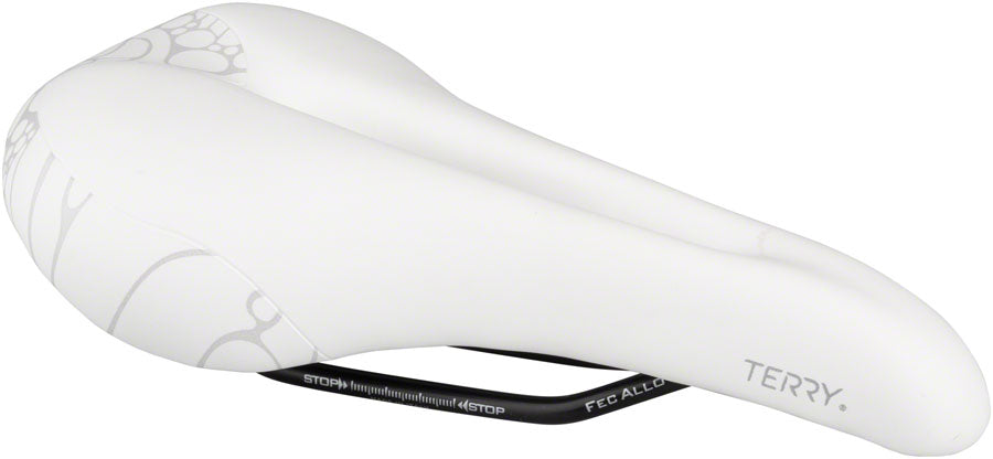 Terry Butterfly Chromoly Saddle - Chromoly White Womens