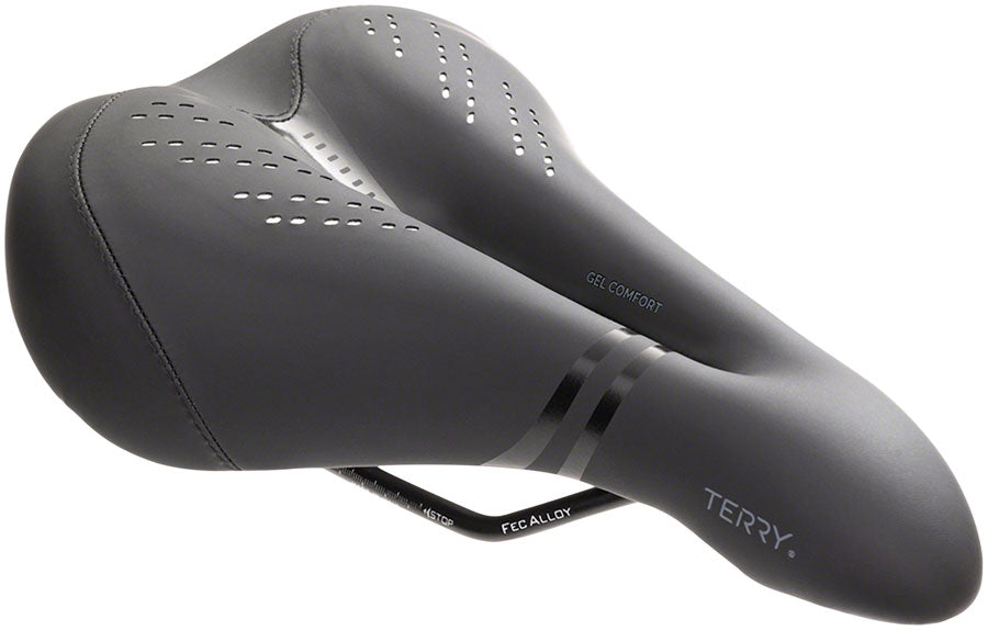 Terry Liberator Y Gel Saddle - Steel Black Mens Italia