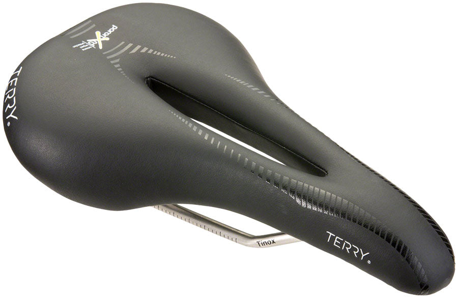 Terry Butterfly Century Saddle - Titanium Black Womens