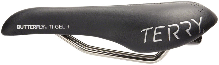 Terry Butterfly Ti Gel+ Saddle - Titanium Black Womens