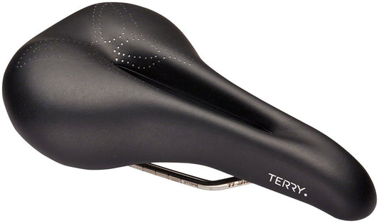 Terry Butterfly Ti Gel+ Saddle - Titanium Black Womens