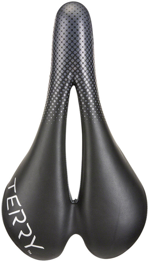 Terry Falcon X Saddle - Chromoly Black Gray Womens