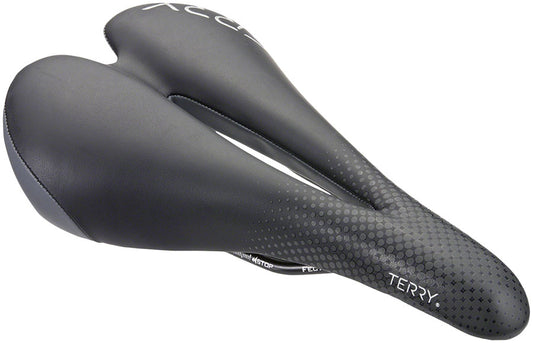 Terry Falcon X Saddle - Chromoly Black Gray Womens