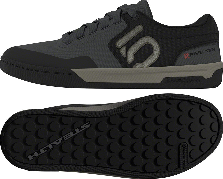 Five Ten Freerider Pro Canvas Flat Shoes - Mens Gray Six/Silver Pebble/Core BLK 8.5