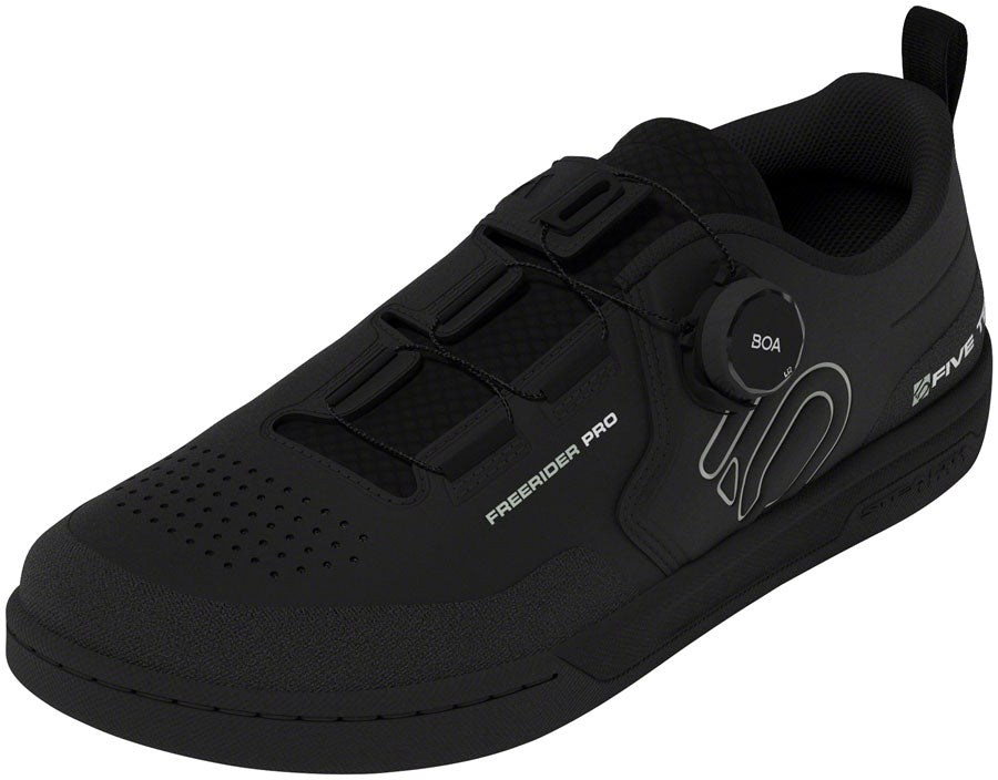 Five Ten Freerider Pro BOA Flat Shoes - Womens  Core BLK/Linen Green/FTWR White 5.5