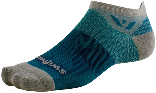 Swiftwick Aspire Zero Tab Socks - Pewter Navy Large