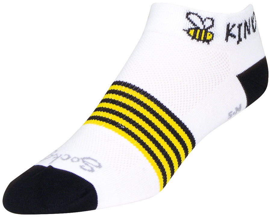 SockGuy Classic Bee Kind Socks - 1" Small/Medium