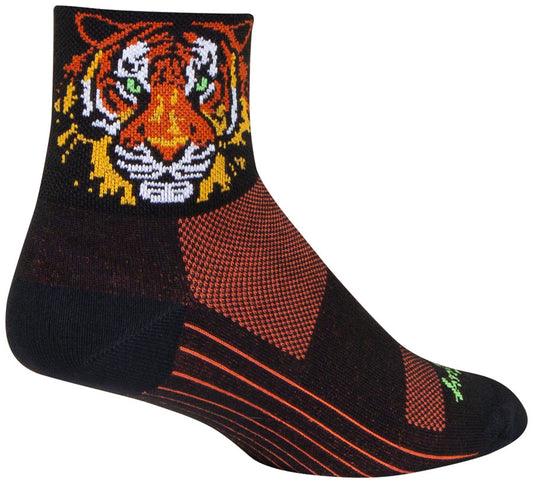 SockGuy Classic Easy Tiger Socks - 3" Large/X-Large