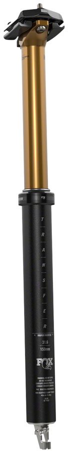 FOX Transfer Factory Dropper Seatpost - 34.9 mm 120 mm Internal Routing Kashima Coat