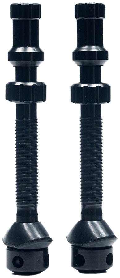 Stans Tubeless Exo-Core Valve Stems - Alloy Medium Black Pair