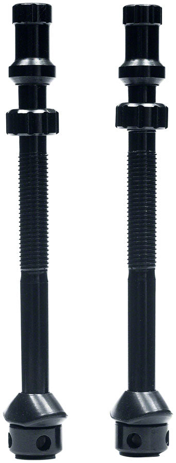 Stans Tubeless Exo-Core Valve Stems - Alloy Extra Tall Black Pair