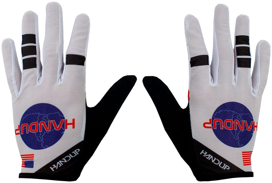 Handup Vented Gloves - Shuttle Runner White Full Finger Medium