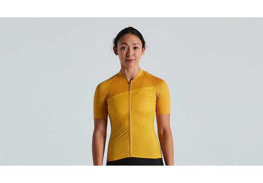 Specialized sl stripe jersey ss wmn brassy yellow xs