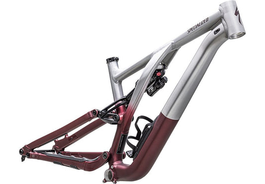 Specialized Stumpjumper evo alloy frm frame satin brushed aluminum / maroon s1