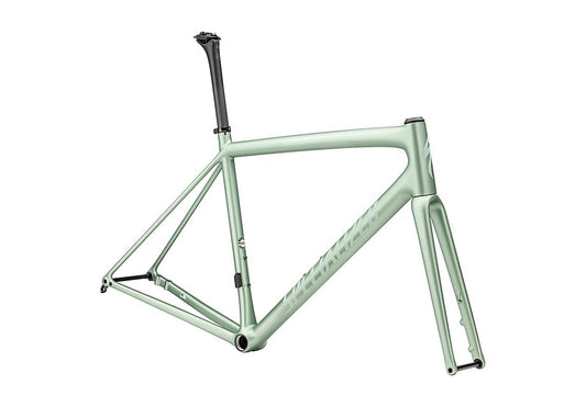 Specialized aethos frmset satin metallic white sage/white sage 58