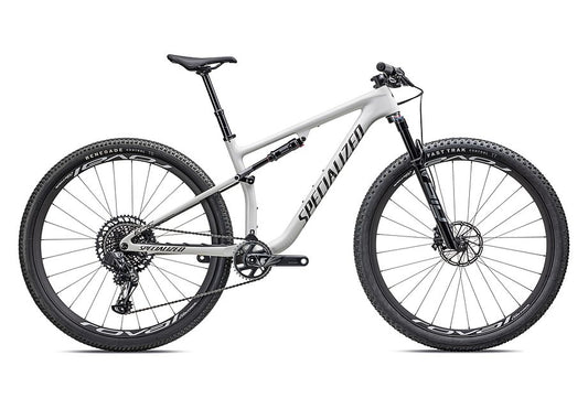 2023 Specialized epic pro bike gloss dune white granite over dove grey / metallic obsidian m