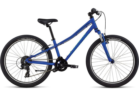 2021 Specialized htrk 24 bike acid blue / black / cali fade 11