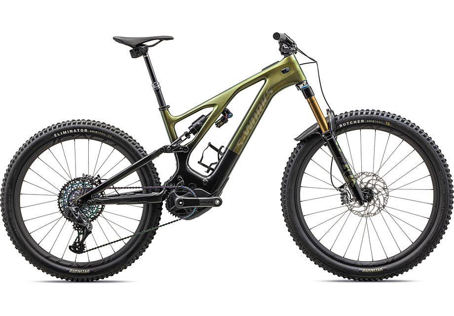 2023 Specialized levo S-Works carbon bike gloss gold pearl over carbon / carbon / gold pearl over carbon s5