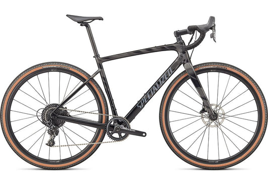 2022 Specialized diverge sport carbon bike gloss smoke/black/transparent/chrome/wild 56