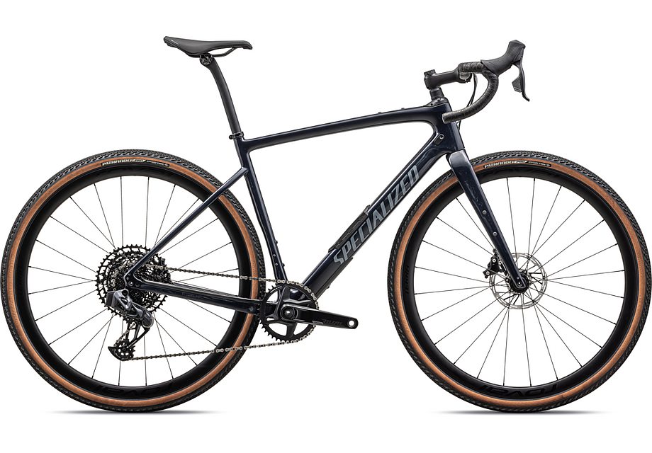 2024 Specialized diverge expert carbon bike gloss dark navy granite over carbon / pearl 61