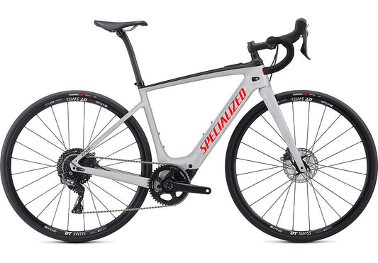 2021 Specialized creo sl comp carbon bike gloss dove gray / gold ghost pearl / rocket red s