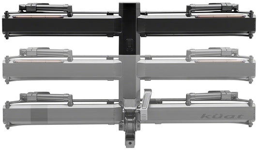 Piston Pro X Hitch Bike Rack Add-On - 1-Bike LED Lights 4-Pin Plug Kashima Coat Galaxy Gray