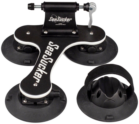 SeaSucker Talon 1-Bike Roof Rack - HUSKE QR Fork Mount Rear Wheel Holder BLK