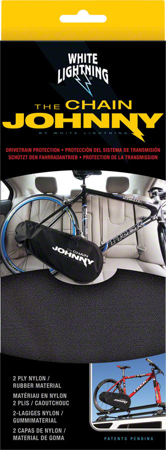 White Lightning Chain Johnny Drivetrain Cover Black