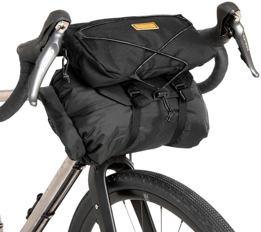 Restrap Bar Bag Handlebar Bag - Large Black/Black