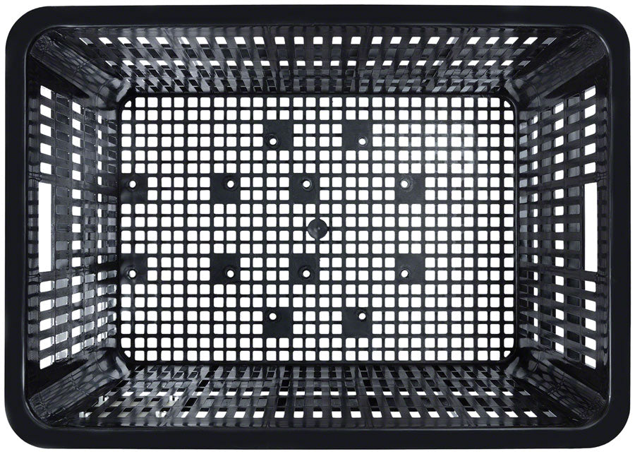 Basil Crate Basket - Large 40L Recycled Plastic Black
