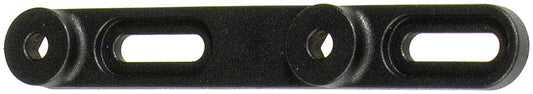 Ortlieb 64mm Water Bottle Mount Offset-Plate - Black