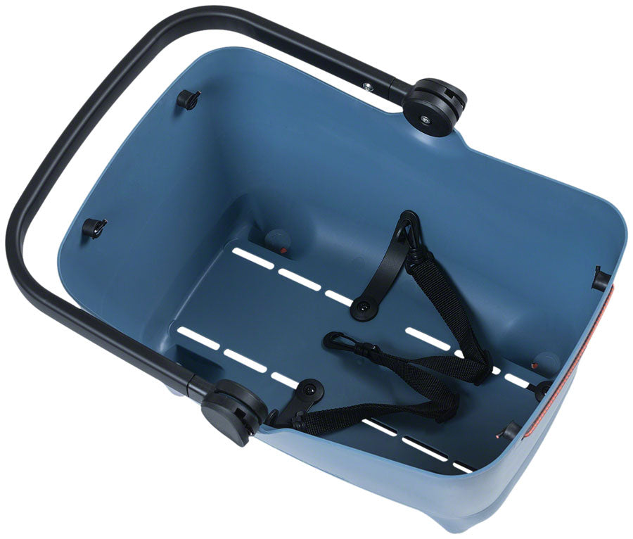 Basil Buddy Dog Bicycle Basket - MIK Mount Faded Denim