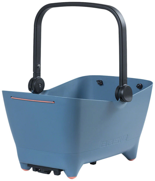 Basil Buddy Dog Bicycle Basket - MIK Mount Faded Denim