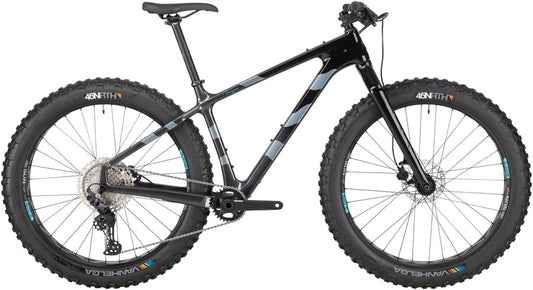 Salsa Beargrease Carbon Deore 11spd Fat Tire Bike - 27.5" Carbon BLK Fade Medium