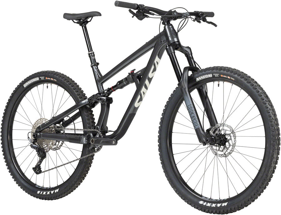 Salsa Blackthorn Deore 12 Bike - 29" Aluminum Dark Gray Medium
