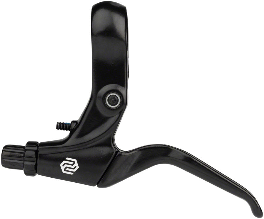 Promax FS-378 Brake Lever Set - Short Pull 2-Finger Tooled Reach Adjust For U Caliper Brakes BLK