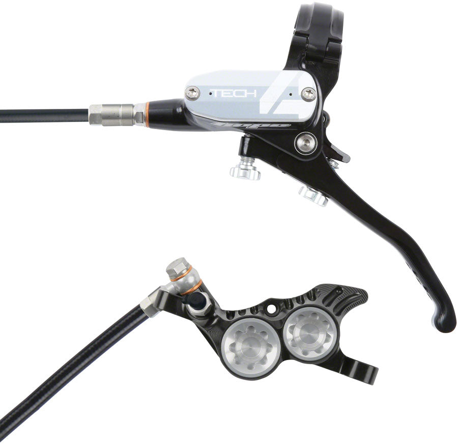 Hope Tech 4 V4 Disc Brake and Lever Set - Rear Hydraulic Post Mount Si ...