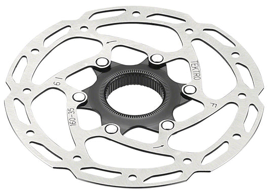 Tektro TR180-35 Disc Brake Rotor - 180mm Center-Lock Silver