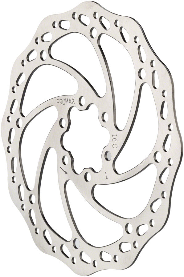 Promax Sport S1 Disc Brake Rotor - 160mm 6-Bolt Silver