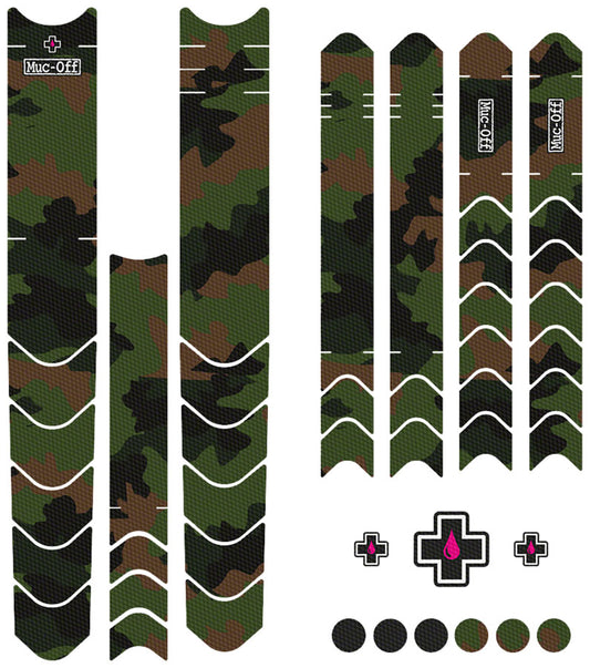 Muc-Off DH/Enduro/Trail Frame Protection Kit - 45-Piece Kit Camo