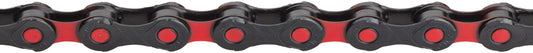 KMC DLC 12 Chain - 12-Speed 126 Links Black/Red